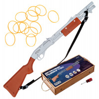 Длинный дробовик-резинкострел &quot;Ремингтон 870&quot; из дерева