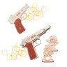 Набор деревянных игрушек-резинкострелов «Советские пистолеты» от ARMA.TOYS (пистолет Стечкина и пистолет Макарова)