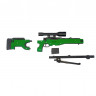 Набор «Спецназ полиции - 2»: снайперская винтовка AWP и пистолет «Глок» (резинкострелы из дерева)