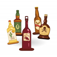 Комплект мишеней Бутылки