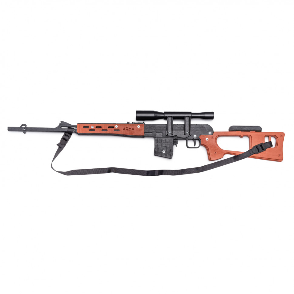 Набор резинкострелов «Высадка десанта - 3» (игрушечные деревянные снайперская винтовка СВД и автомат АК-47)