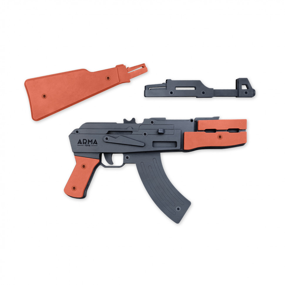 Набор резинкострелов «Высадка десанта - 3» (игрушечные деревянные снайперская винтовка СВД и автомат АК-47)
