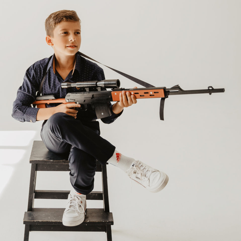 Набор резинкострелов «Линия огня» (винтовка СВД и пистолет Макарова ПМ)