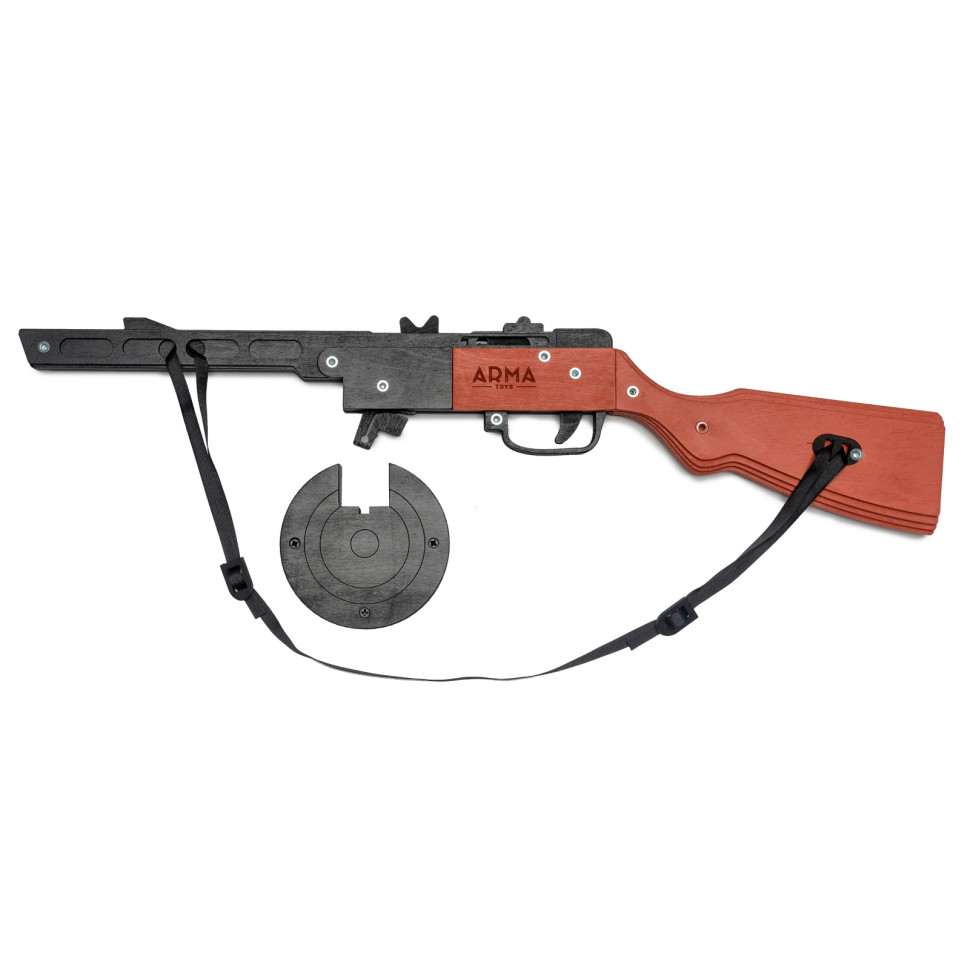  Набор резинкострелов Разведка боем: пистолет-пулемет ППШ и пистолет Токарева (ТТ) окрашенный