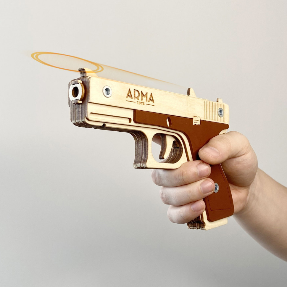 «Угол атаки - 2»: автомат «Узи» и пистолет «Глок», набор игрушек-резинкострелов